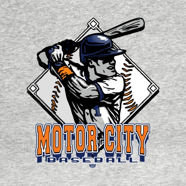 Motor City Forever Baseball Diamond by MudgeSportswear